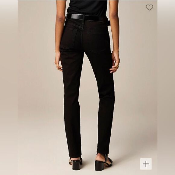 J.Crew 9” mid-rise vintage slim-straight jean in Stay Black Wash Size 26 - Picture 2 of 12